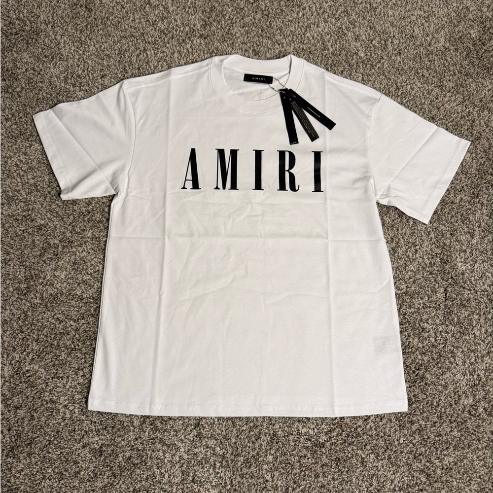 AMIRI White Short Sleeve Tee